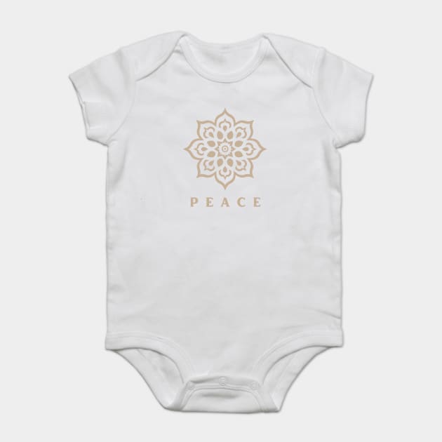 Peace Baby Bodysuit by Timeless Chaos